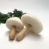 mushroom ornaments (set of two)