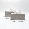oatmeal linen tissue cover- rectangular