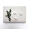 set of 3 felted wool hearts (in cotton bag)