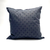 dotted black pillow