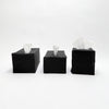 black linen tissue cover