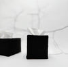 black linen tissue cover