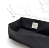 black linen tissue cover