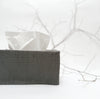 charcoal linen tissue cover