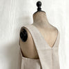 cross back smock (natural linen)