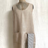 cross back smock (natural linen)