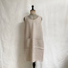 cross back smock (natural linen)