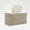 oatmeal linen tissue cover- rectangular