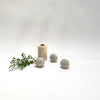 felted wool balls (in cotton bag)