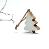 glazed wooden trees ( bag of 6 )