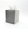 grey linen tissue cover