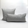 hemp and cotton ticking pillow