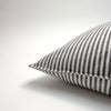 hemp and cotton ticking pillow