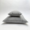 hemp and cotton ticking pillow