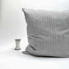 hemp and cotton ticking pillow