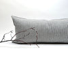 hemp and cotton ticking pillow