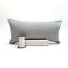hemp and cotton ticking pillow