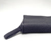 pearl knit hand towel- charcoal