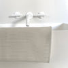 pearl knit hand towel- white