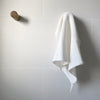 pearl knit hand towel- white