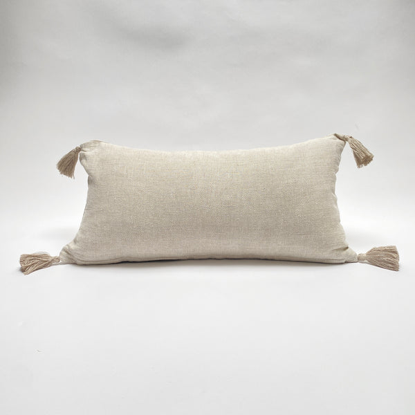 Long linen pillow sale