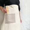 half apron with make pocket