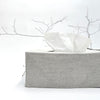 oatmeal linen tissue cover- rectangular