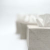 oatmeal linen tissue cover- rectangular