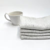 stitched linen towels