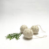 studded felt ball ornament