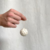 studded felt ball ornament