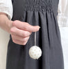 studded felt ball ornament
