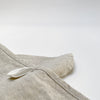 stone washed linen tea towels (beige)