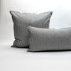 hemp and cotton ticking pillow