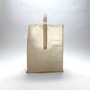 waxed bag with handle