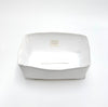 white linen tissue cover- rectangular