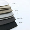 charcoal linen tissue cover