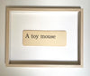 framed flash cards