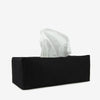 black linen tissue cover
