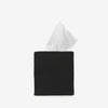 black linen tissue cover