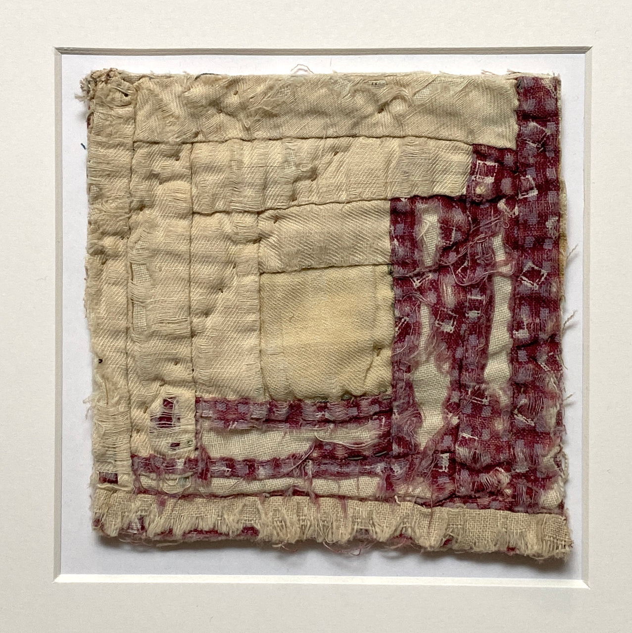 framed log cabin quilts