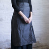 smocked half apron (side)