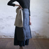 smocked half apron (side)