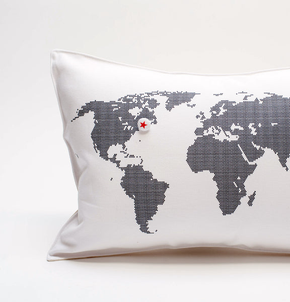 reduced map pillows