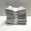 linen striped towels