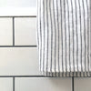 linen striped towels