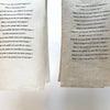 linen towel with proust questionnaire (dark)