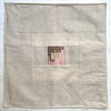 vintage log cabin pillow