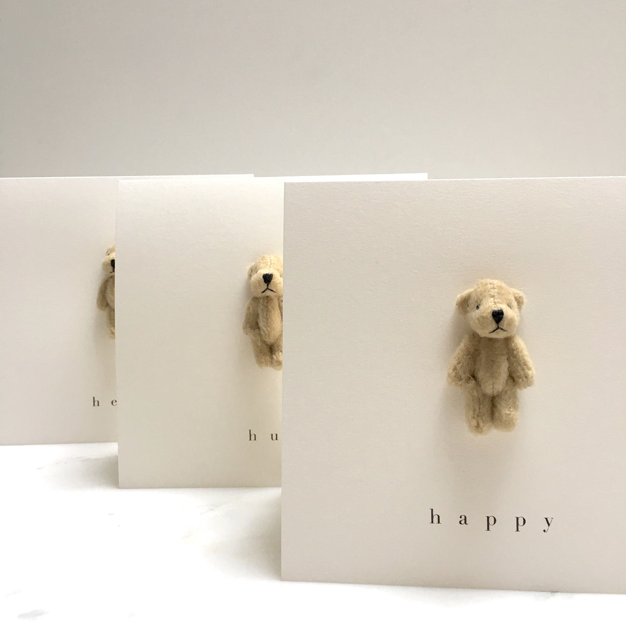 bear card - happy