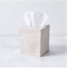 oatmeal linen tissue cover- square